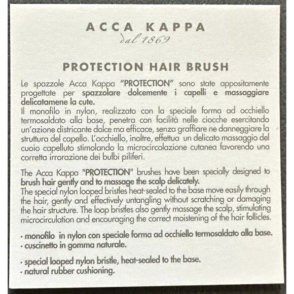 Acca Kappa Oval Hair Brush ( Made In Italy) main image 5
